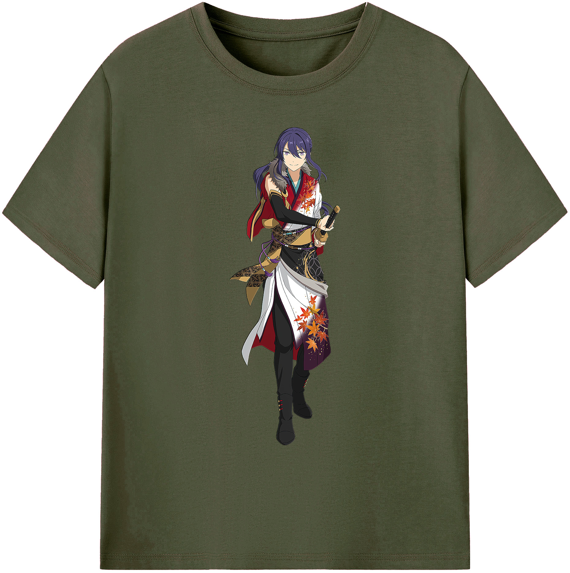 （画像用） あんさんぶるスターズ! Ensemble Stars 綿100％ メンズ半袖Tシャツ｜肌触りやわらか＆通気性